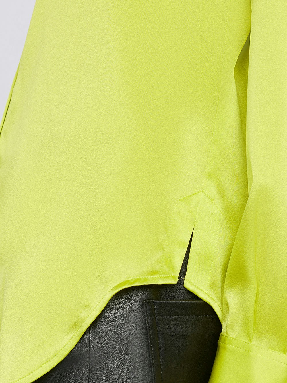 shirt side hem detail